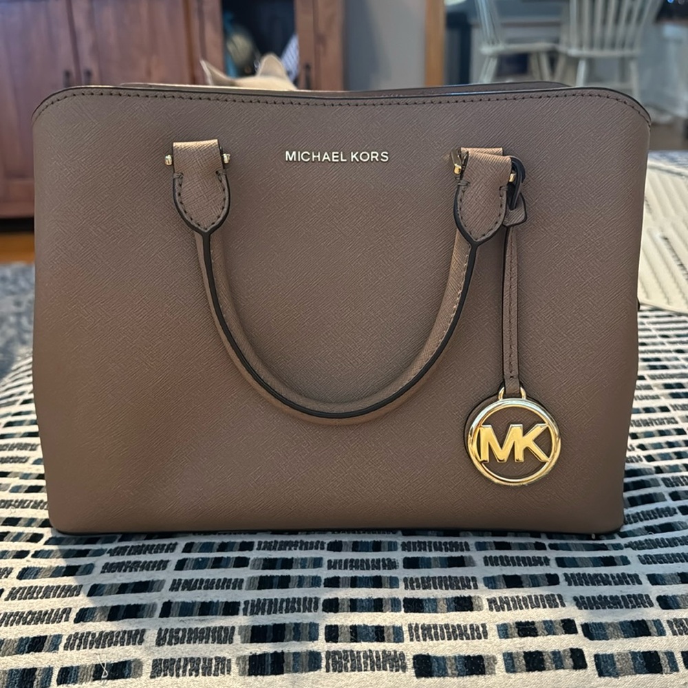 Tan Michael Kors crossbody